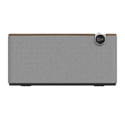 Klipsch The Three Plus in Walnut, straight-on front view