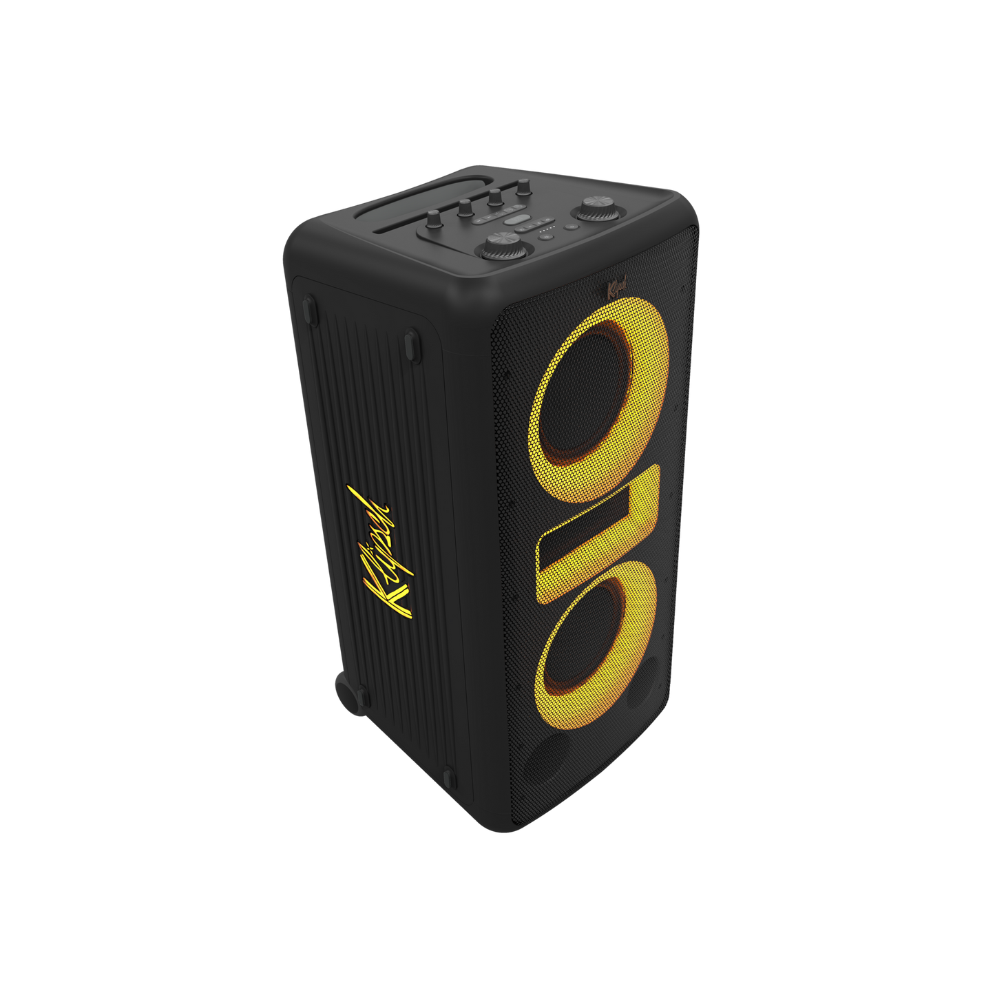 Klipsch New York portable speaker in Black, front hero angle