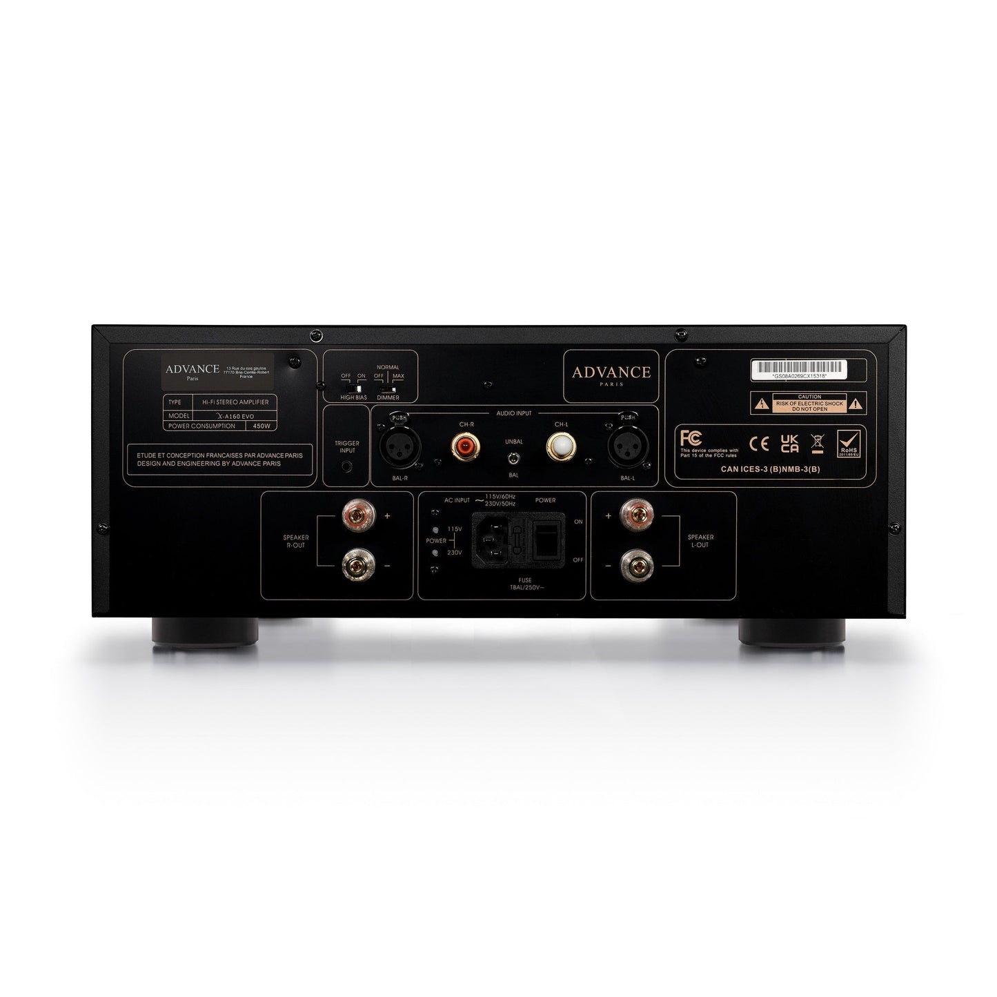 Advance Paris X-A160 EVO Stereo Amplifier