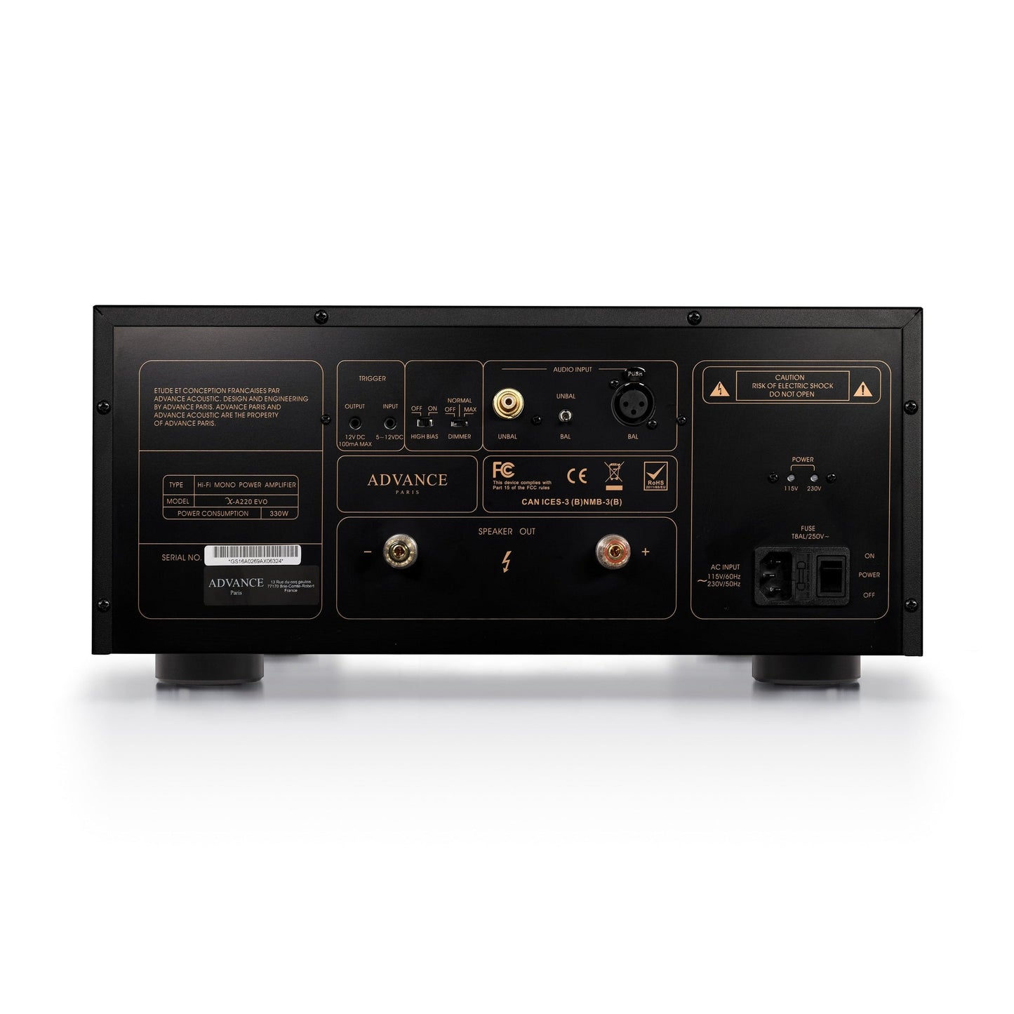 Advance Paris X-A220 EVO Mono Amplifier
