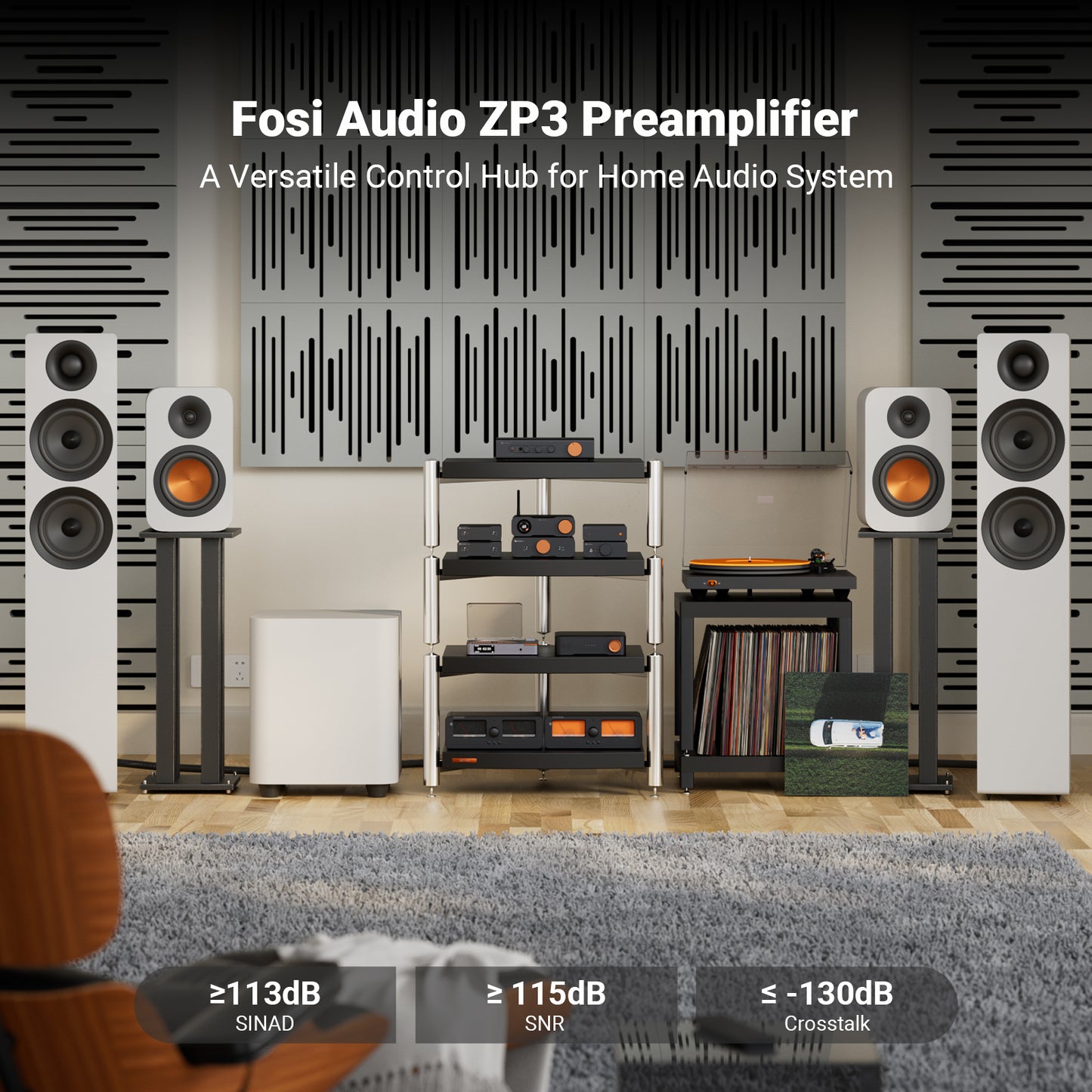 Fosi Audio ZP3 - Balanced Preamp