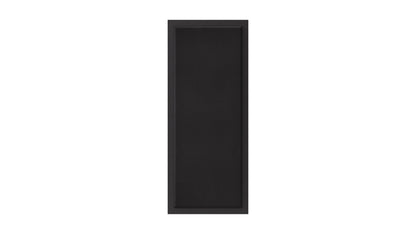Sonus faber Arena 2 3-way in-wall speaker in black, featuring the optional grille for component protection.