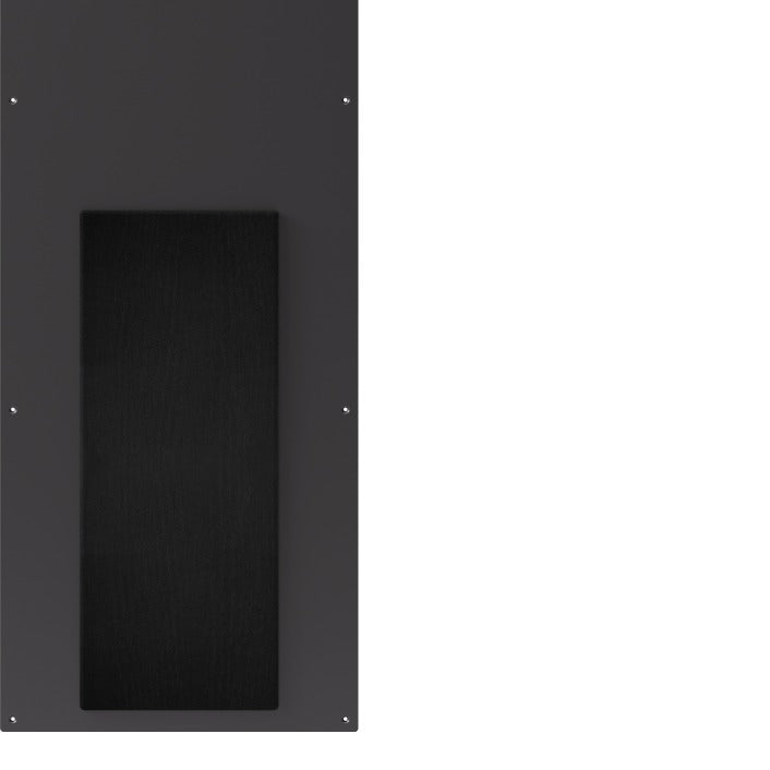 Close-up of the Sonus faber Arena S10 in-wall modular balanced subwoofer, showcasing the optional grille for component protection.