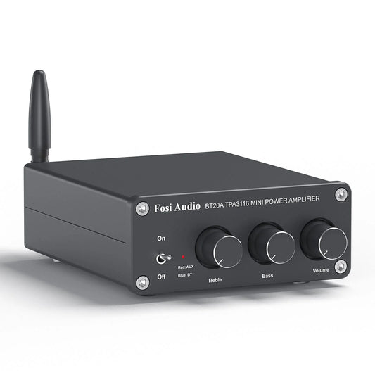 Fosi Audio BT20A Pro - 300W x2 2.0 Channel Bluetooth 5.0 Amplifier
