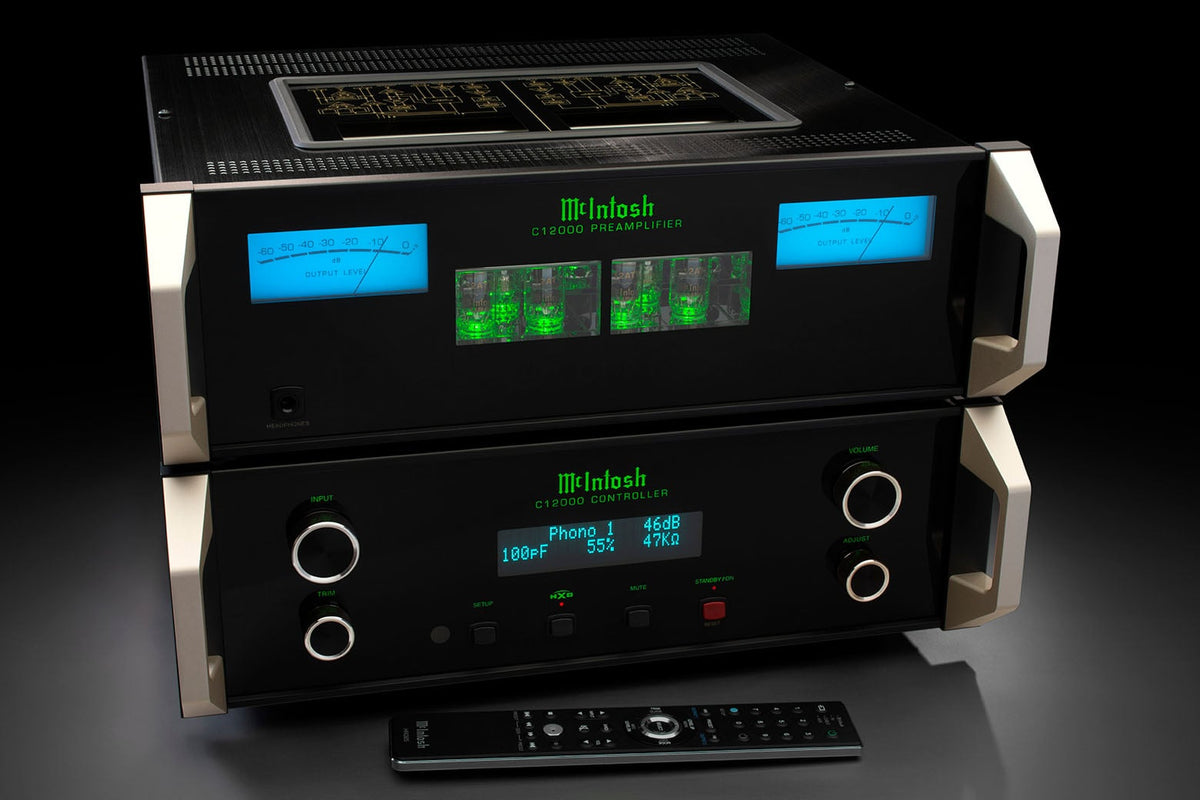 McIntosh C12000 Stereo Preamplifier, rear view