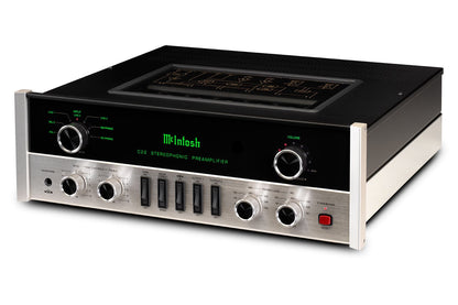 McIntosh C22 Mk V Tube Stereo Preamplifier, angled view