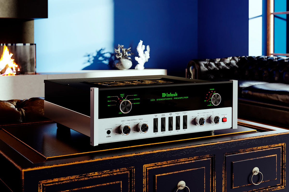 McIntosh C22 Mk V Tube Stereo Preamplifier, official product image 1