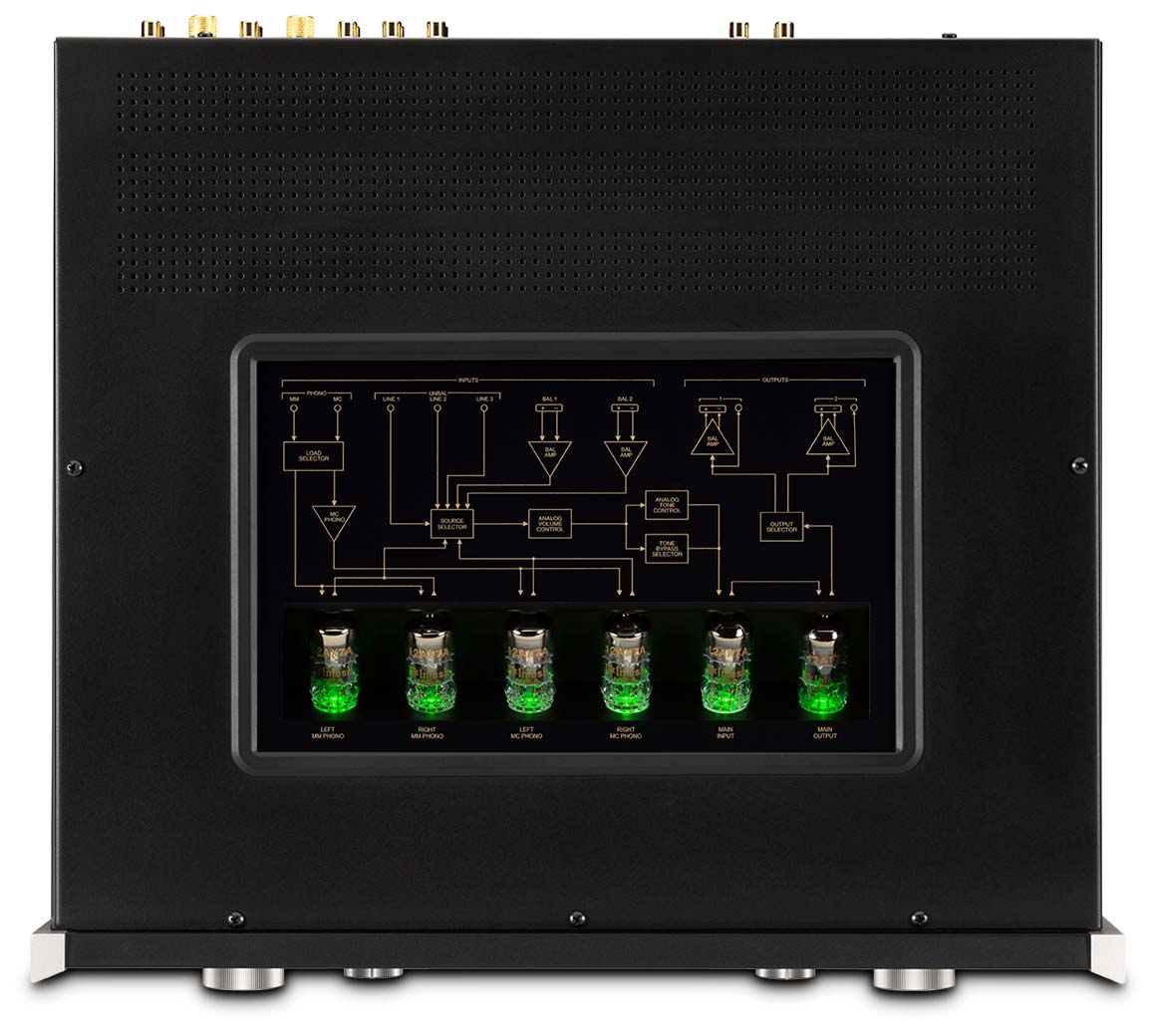 McIntosh C22 Mk V Tube Stereo Preamplifier, official product image 6