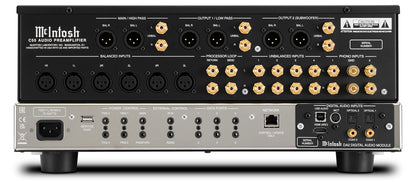 McIntosh C55 Solid-State Stereo Preamplifier, rear view