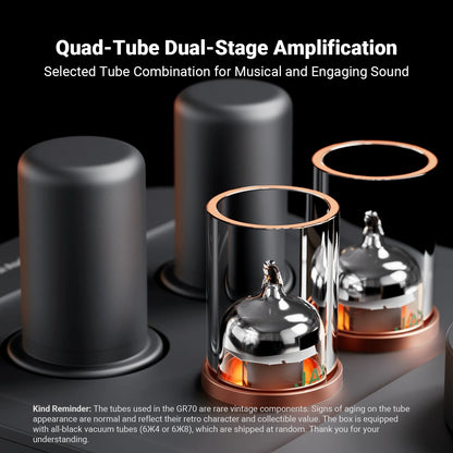 Fosi Audio GR70 - Vacuum Tube Preamp Headphone Amplifier