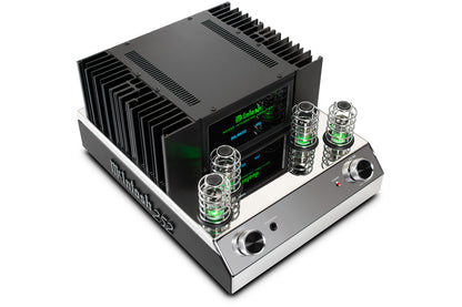 McIntosh MA252 Hybrid Integrated Amplifier, angled view