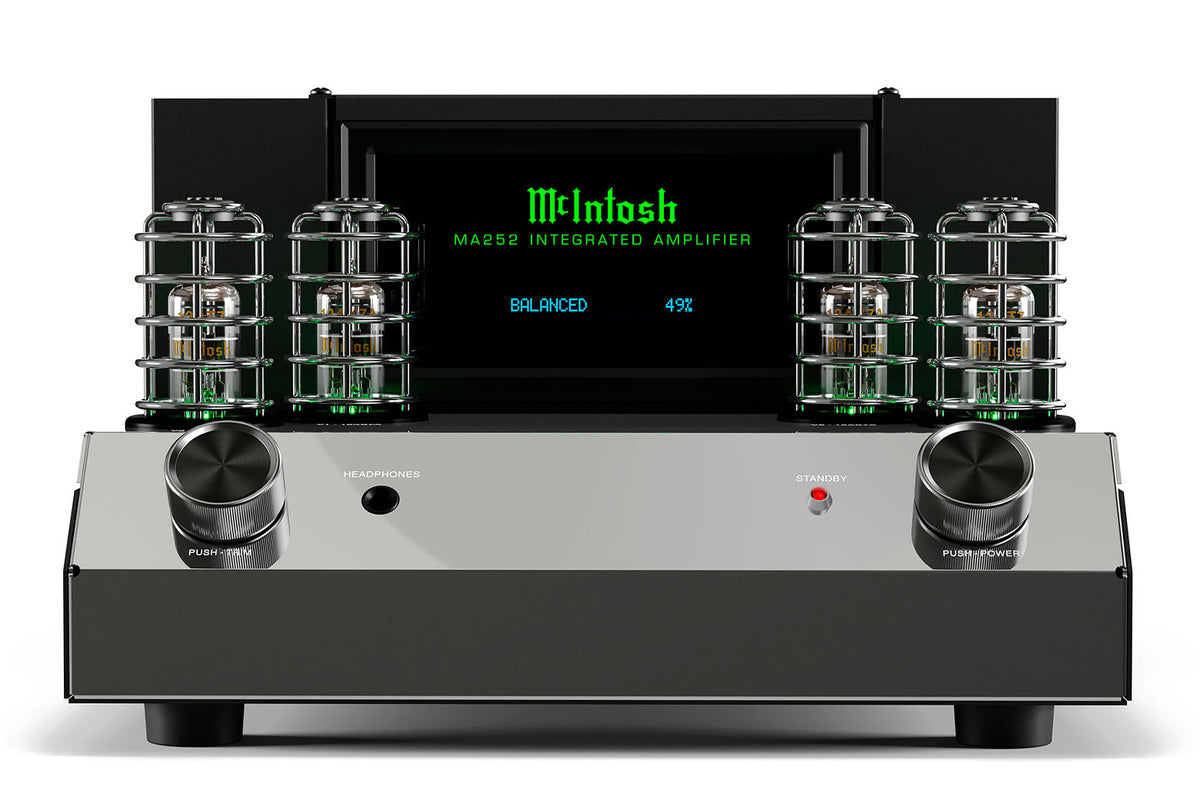 McIntosh MA252 Hybrid Integrated Amplifier, front view