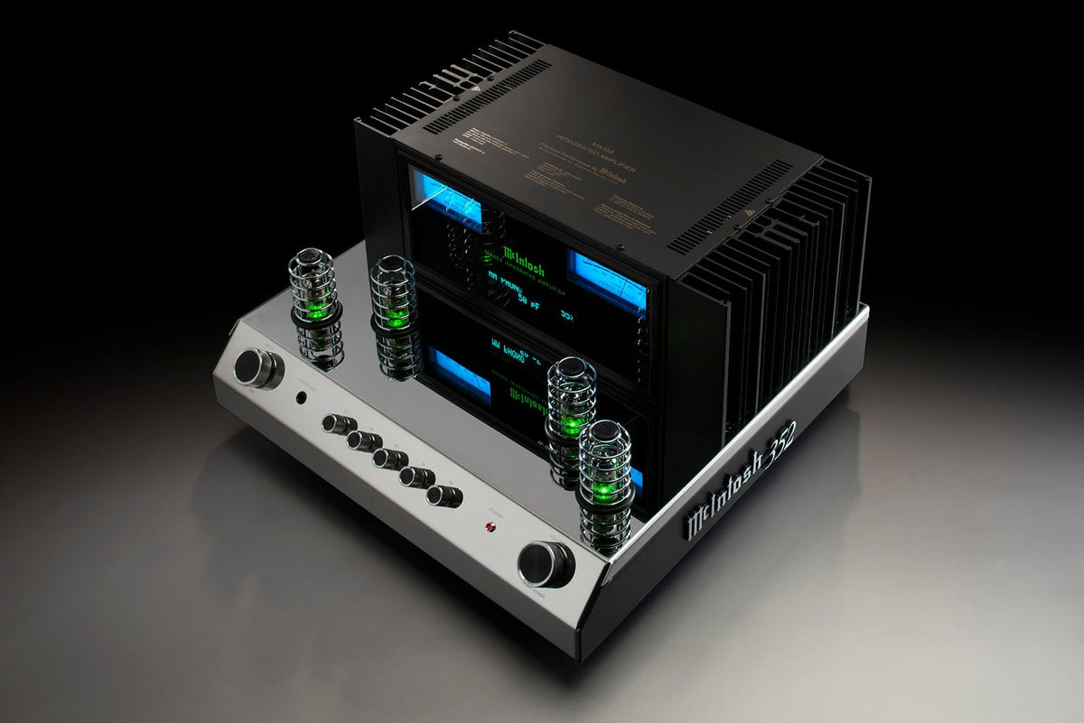 McIntosh MA352 Hybrid Integrated Amplifier, rear view
