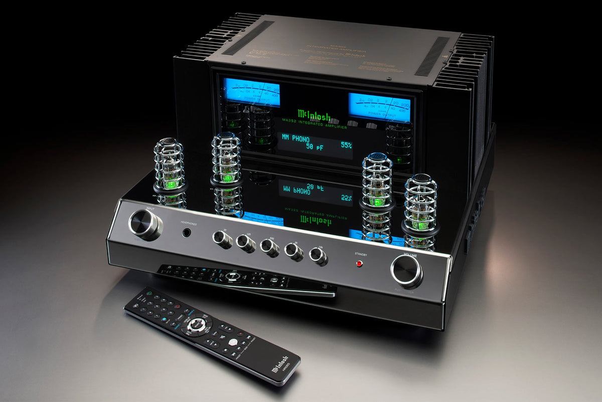 McIntosh MA352 Hybrid Integrated Amplifier, rear view