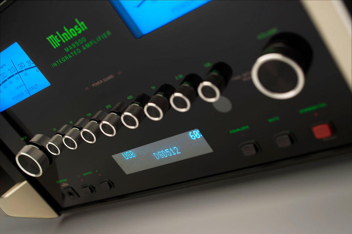 McIntosh MA9500 Stereo Integrated Amplifier, rear view
