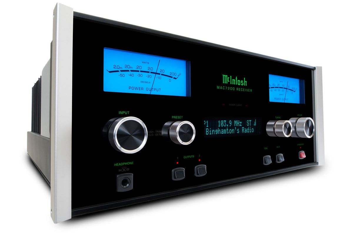 McIntosh MAC7200 Stereo Receiver, angled view