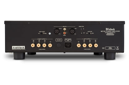 McIntosh MC152 Stereo Power Amplifier, rear view