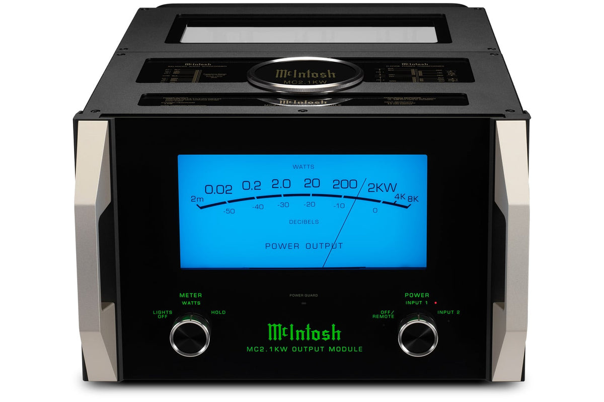 McIntosh MC2.1KW Monoblock Power Amplifier (Each), front view