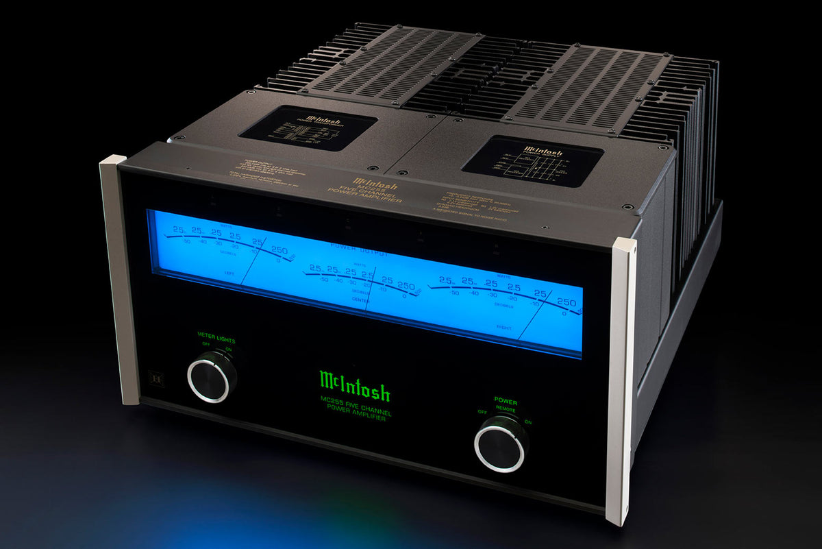 McIntosh MC255 5-Channel Power Amplifier, rear view
