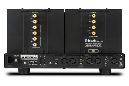 McIntosh MC255 5-Channel Power Amplifier, rear view
