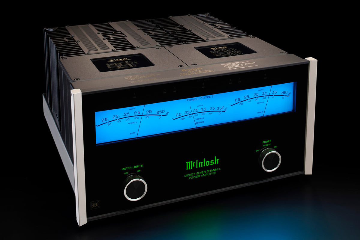 McIntosh MC257 7-Channel Power Amplifier, rear view