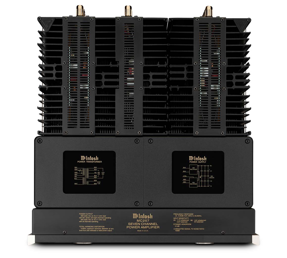 McIntosh MC257 7-Channel Power Amplifier, official product image 4