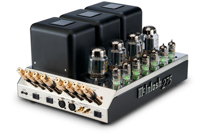 McIntosh MC275 Tube Power Amplifier, angled view
