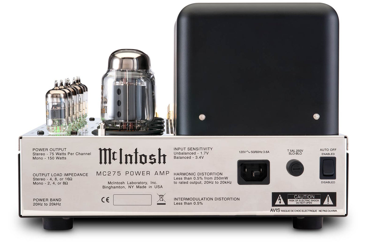 McIntosh MC275 Tube Power Amplifier, official product image 3