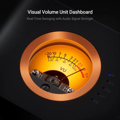 Fosi Audio MC351 - 2.1 Channel Bluetooth Amplifier with DAC, VU Meter