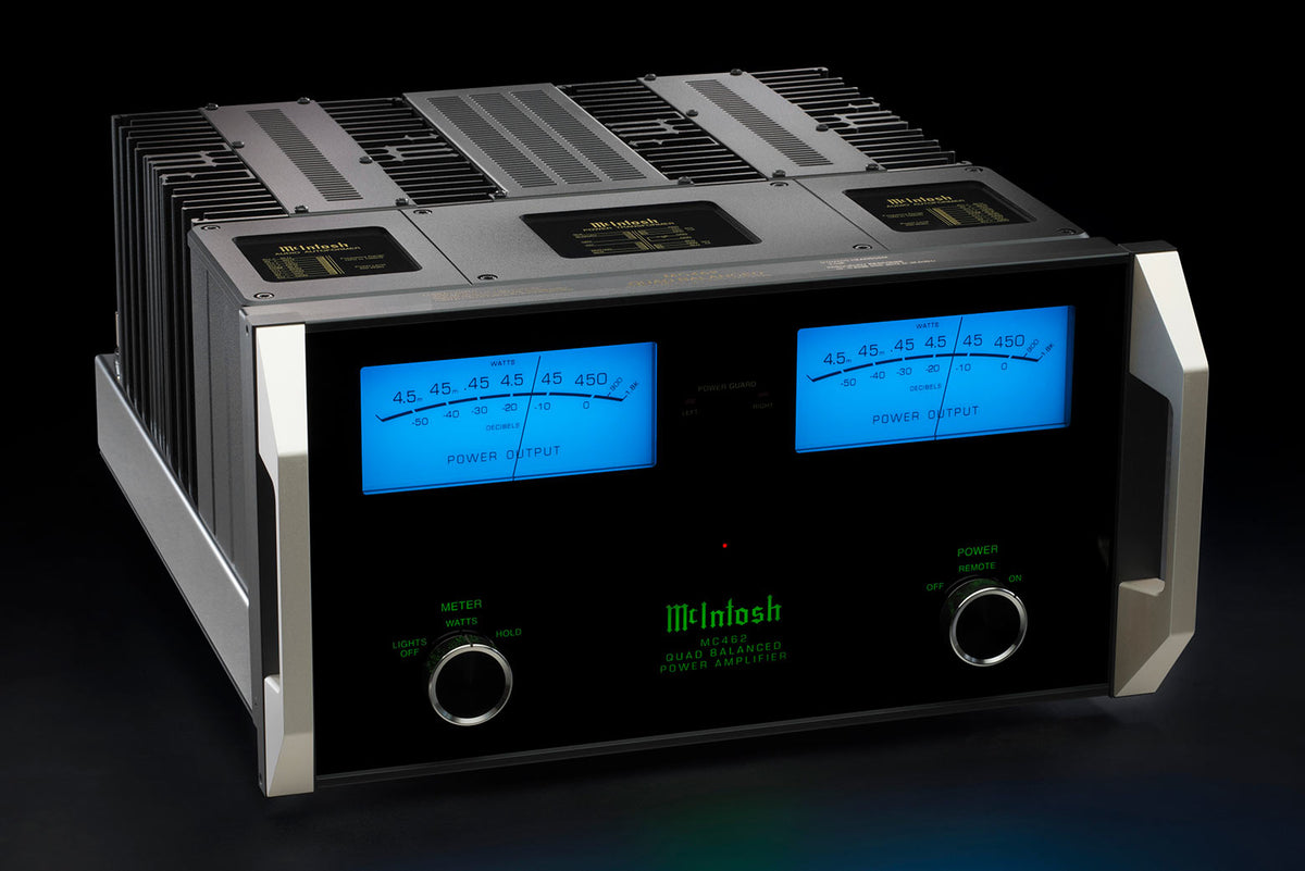 McIntosh MC462 Stereo Power Amplifier, rear view