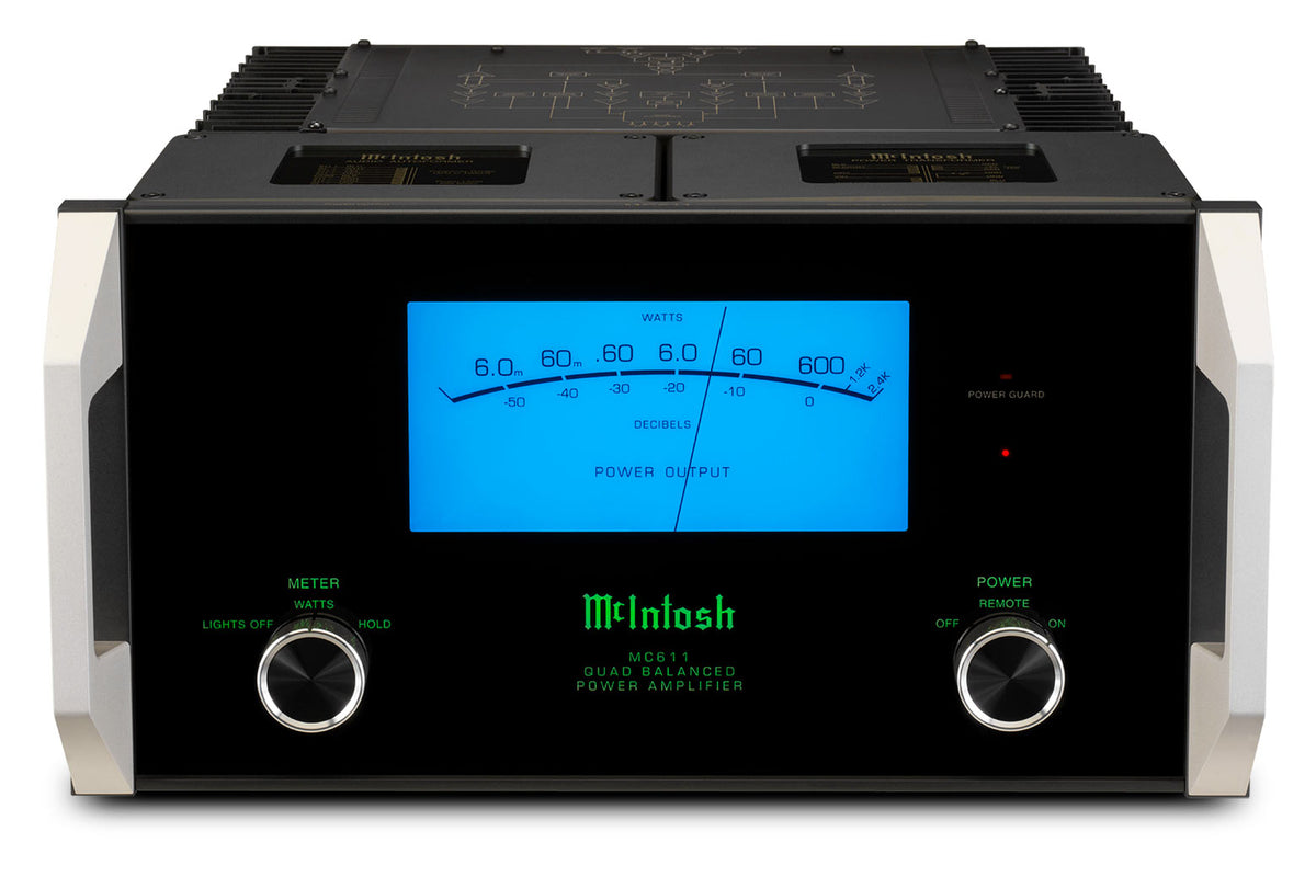 McIntosh MC611 Monoblock Power Amplifier (Each), front view