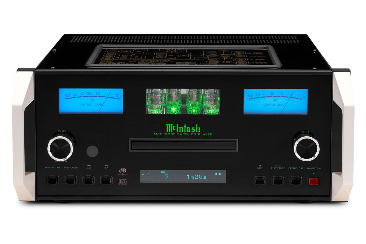 McIntosh MCD12000 SACD/CD Player & DAC, front view