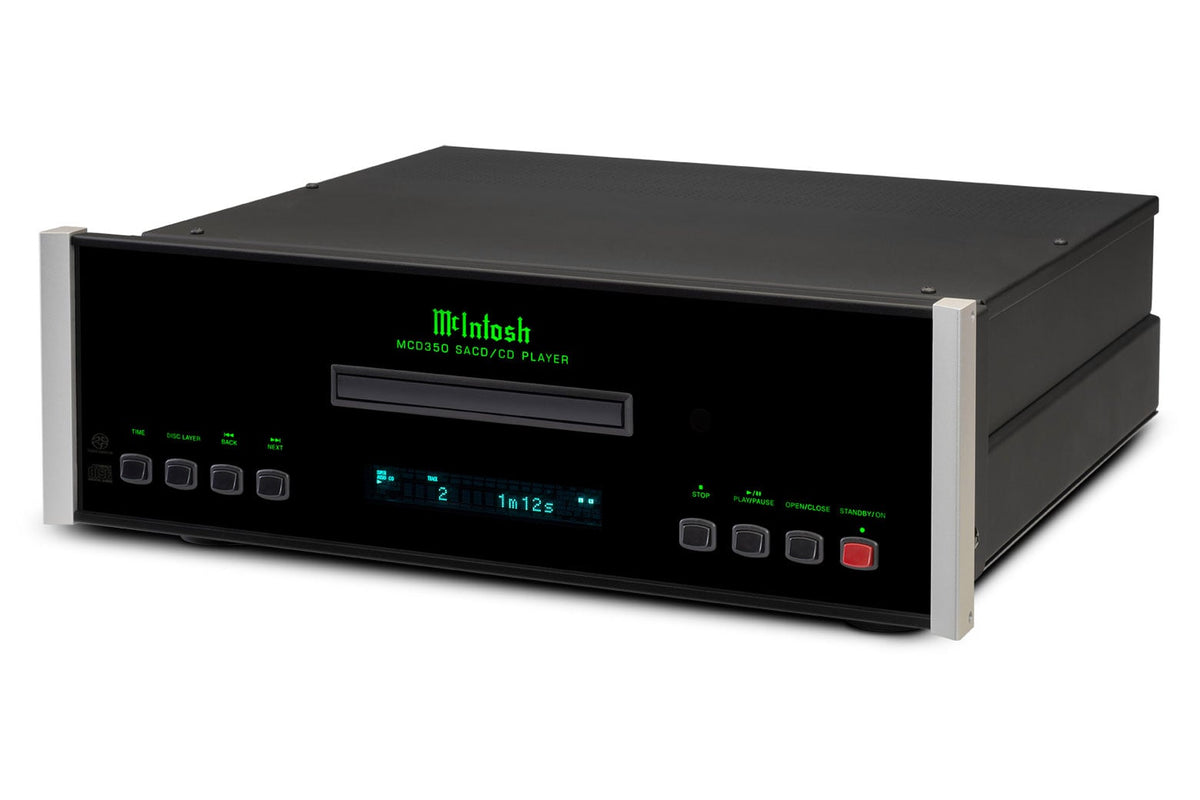 McIntosh MCD350 SACD/CD Player, angled view