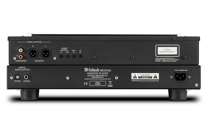 McIntosh MCD350 SACD/CD Player, rear view