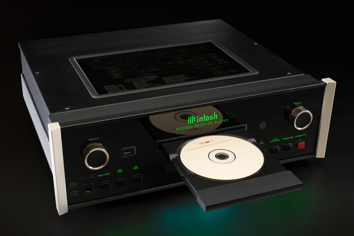 McIntosh MCD600 SACD/CD Player, rear view