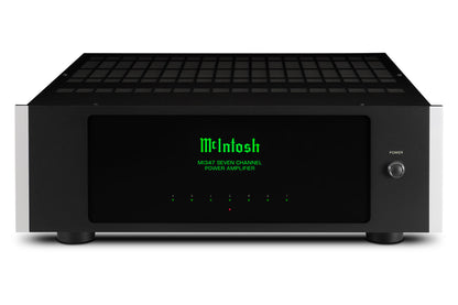 McIntosh MI347 7-Channel Power Amplifier, front view