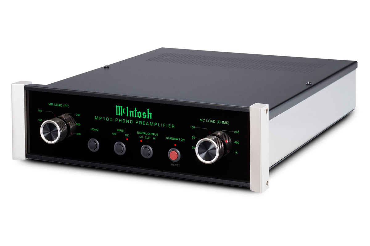 McIntosh MP100 Phono Preamplifier, angled view