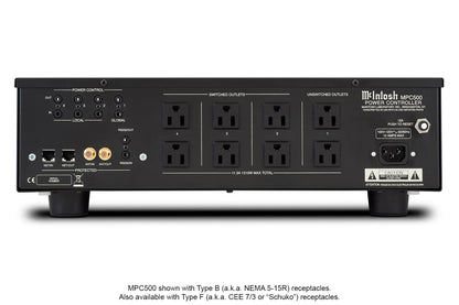 McIntosh MPC500 Power Controller, rear view