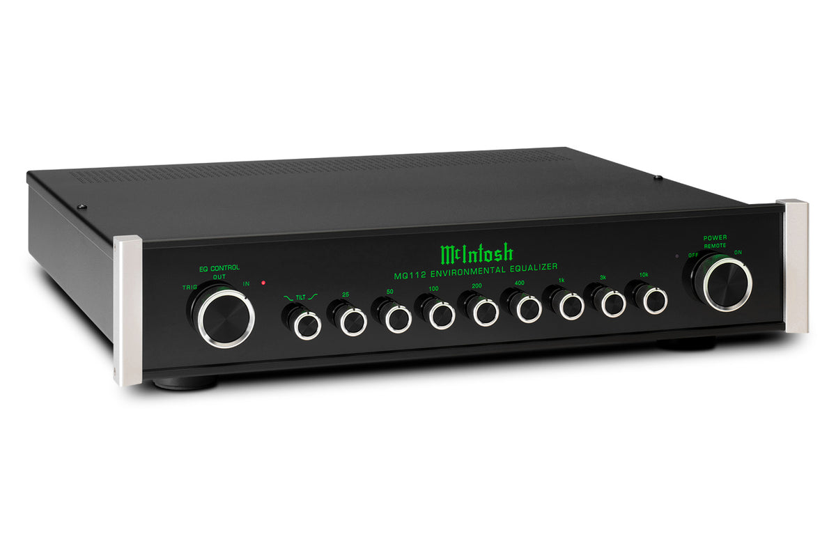 McIntosh MQ112 Analog Equalizer, angled view