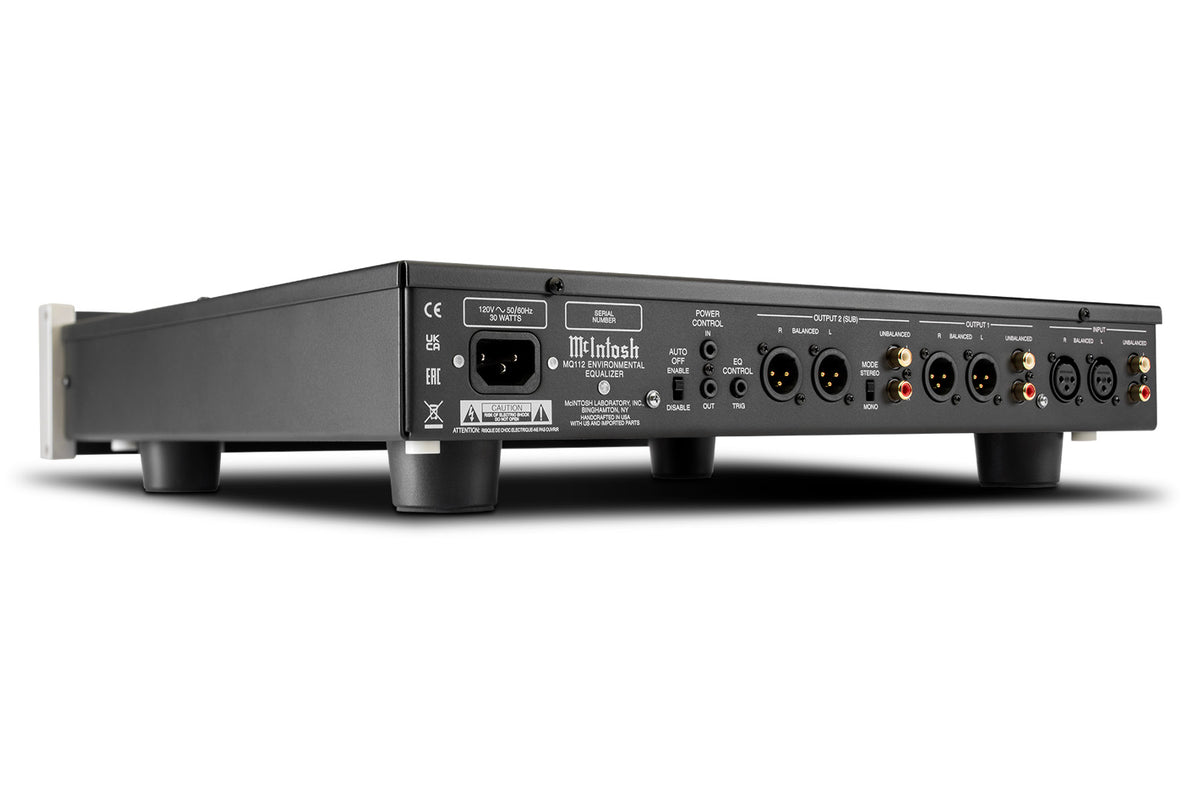 McIntosh MQ112 Analog Equalizer, rear view
