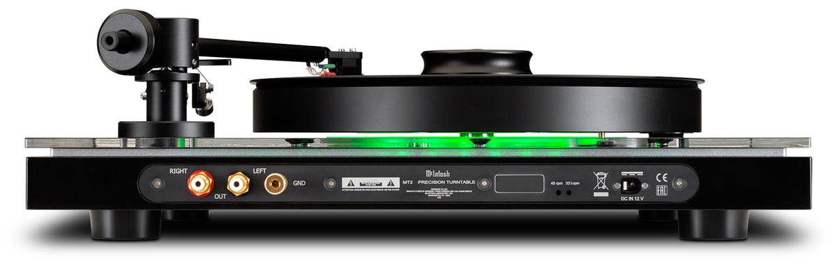 McIntosh MT2 Precision Turntable, rear view
