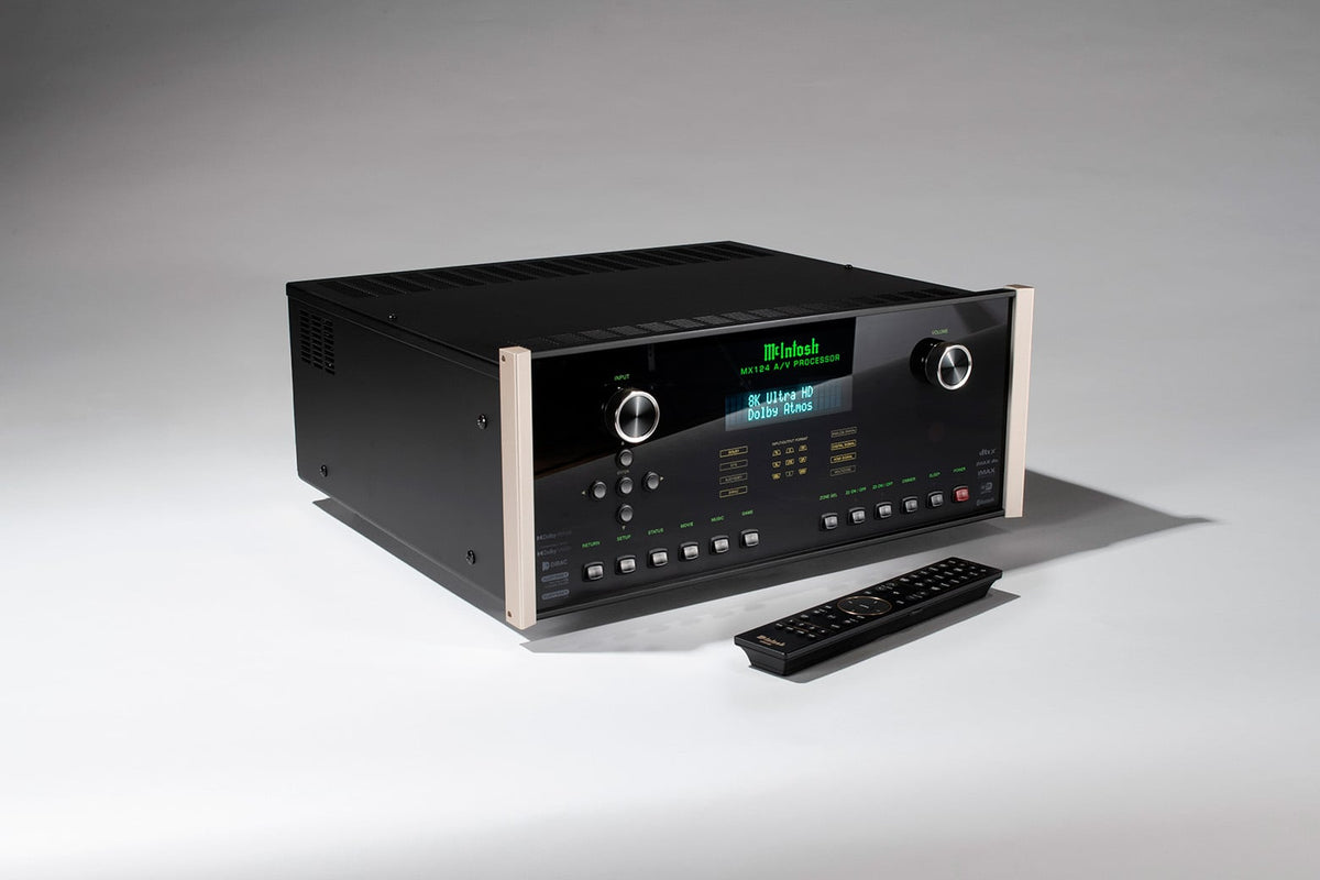 McIntosh MX124 A/V Processor, angled view