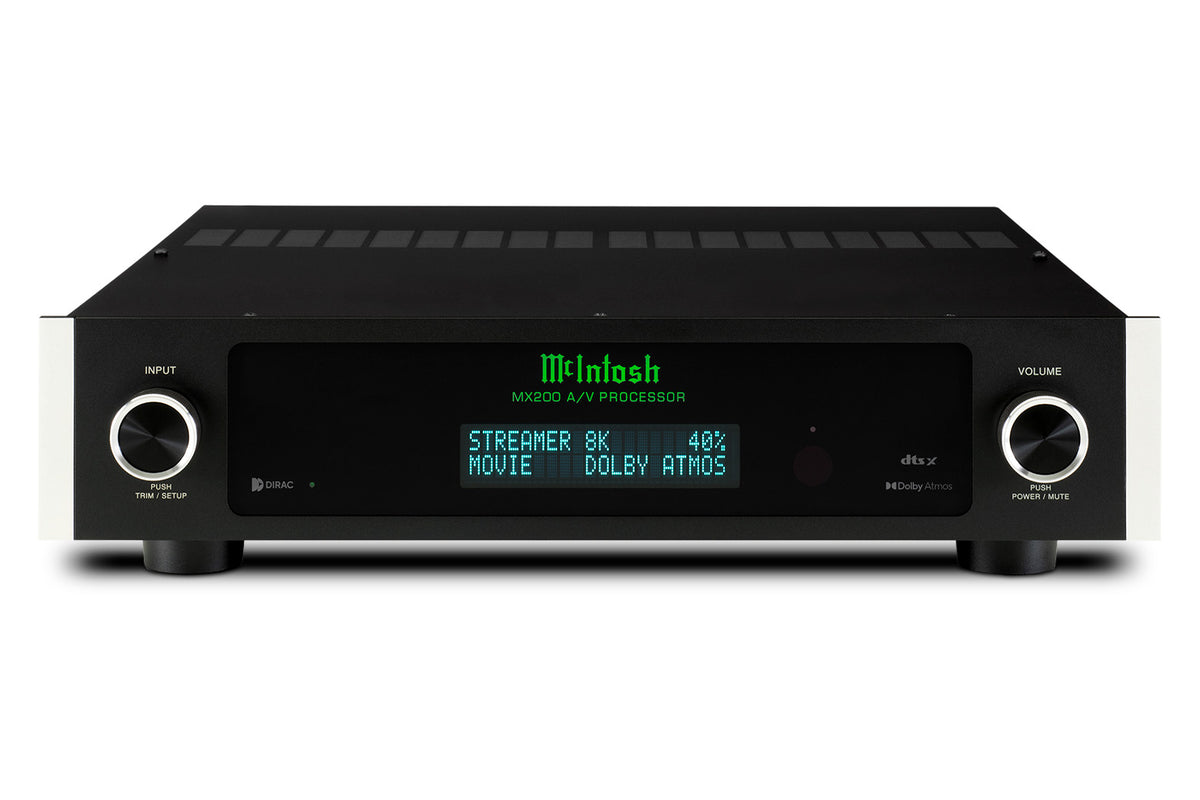 McIntosh MX200 A/V Processor, front view