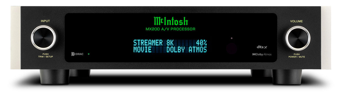McIntosh MX200 A/V Processor, front view
