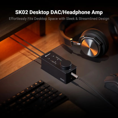 Fosi Audio SK02 - Desktop DAC with Headphone Amp