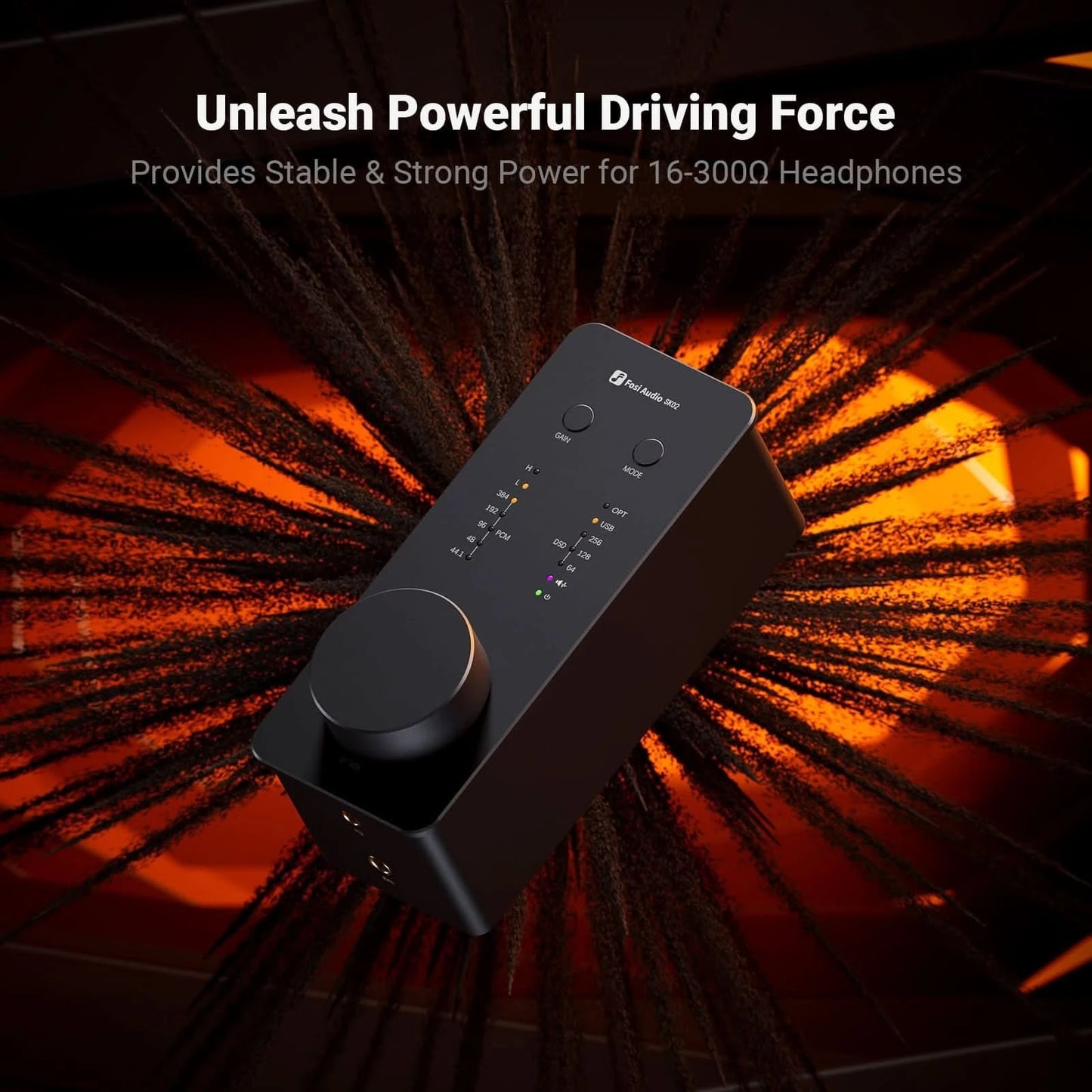 Fosi Audio SK02 - Desktop DAC with Headphone Amp